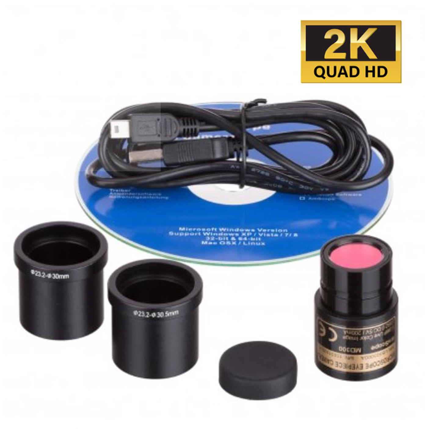 【MD500】500万画素（5MP） 顕微鏡用デジタルカメラ／USB2.0接続