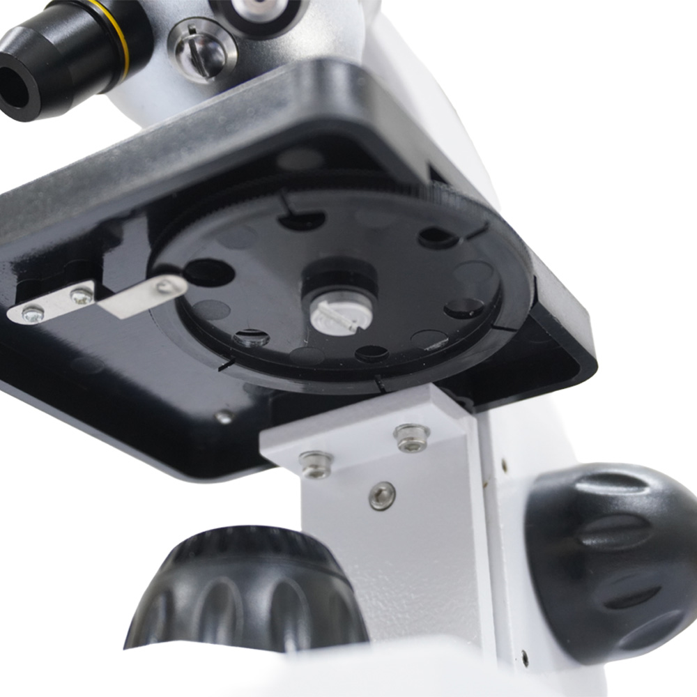 【M52-E1】 入門用 単眼生物顕微鏡/40倍~400倍/アクロマート対物 4x,10x,40x/接眼10x/LED照明(透過&照射) - 画像 (6)