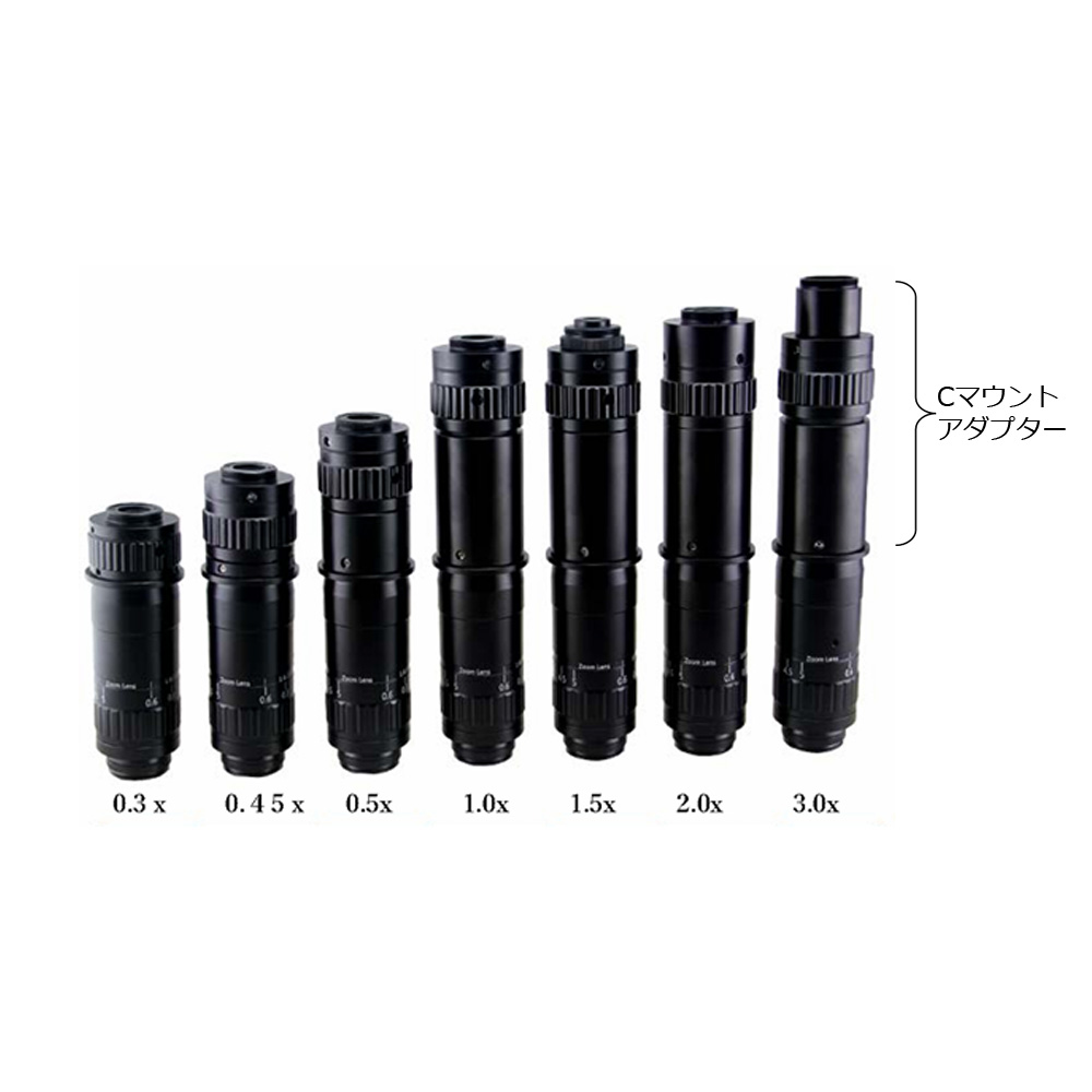 【SZS0650】単眼ズームデジタル顕微鏡/パラレル光学系/1x-Cマウント/LEDリングライト/標準スタンド/4Kカメラ - 画像 (8)