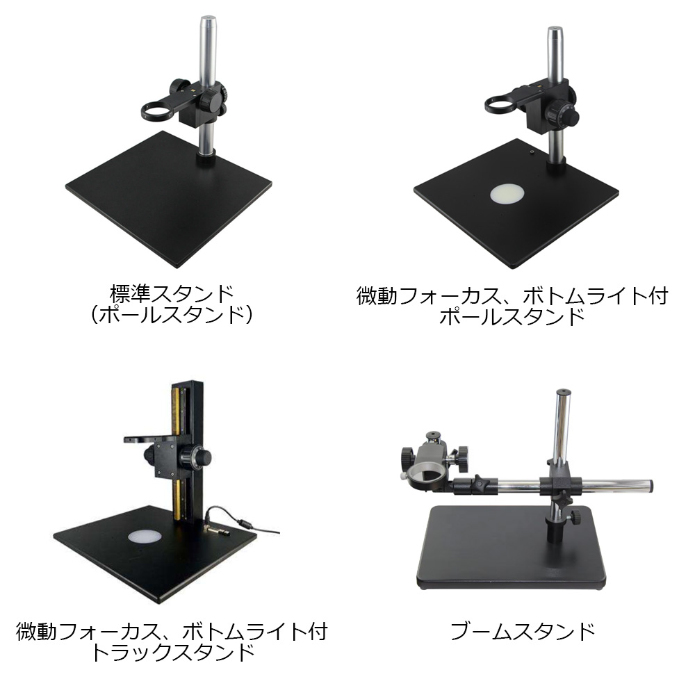 【SZS0650】単眼ズームデジタル顕微鏡/パラレル光学系/1x-Cマウント/LEDリングライト/標準スタンド/4Kカメラ - 画像 (12)