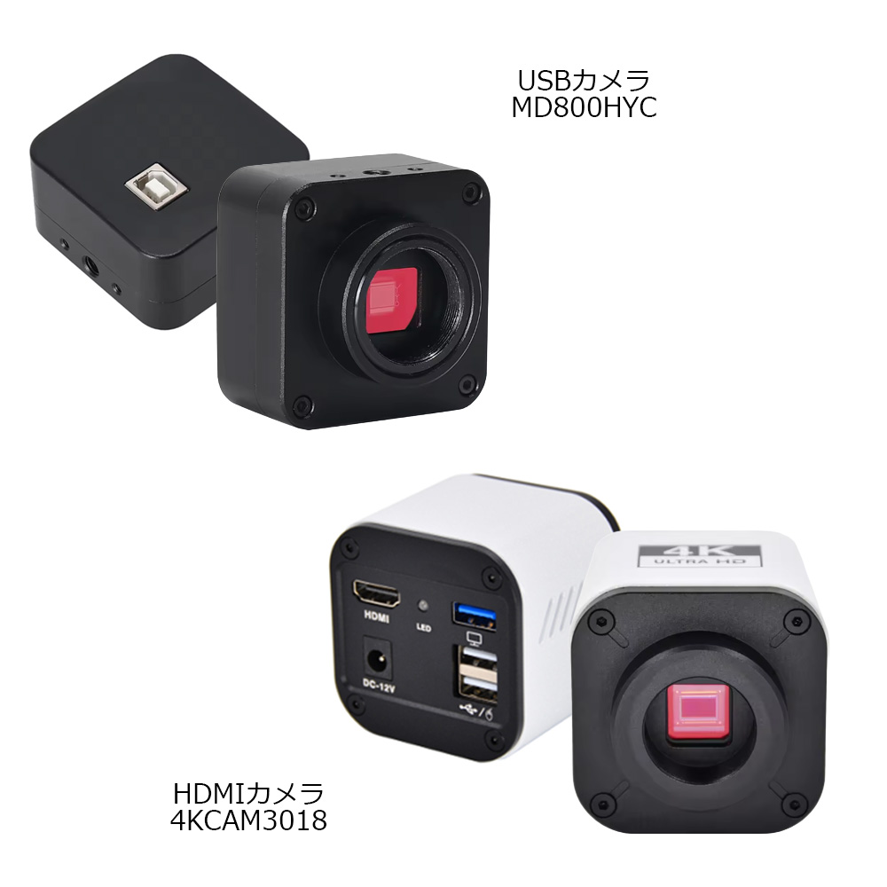 【SZS0650】単眼ズームデジタル顕微鏡/パラレル光学系/1x-Cマウント/LEDリングライト/標準スタンド/4Kカメラ - 画像 (13)